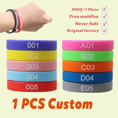 1pc Custom Silicone Bracelets Phone Number DIY Sort team up Engraved Personalized Custom Wristband j