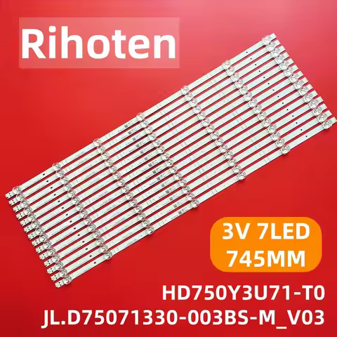 LED strip For 75" 75inch TV Model 75A7G 75A7HQTUK 75A7GQ 75A70GQ 75A70 75A7GQTUK JL.D75071330-003BS-