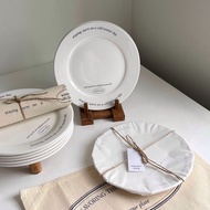 Winter Ceramic Plate by September Spring