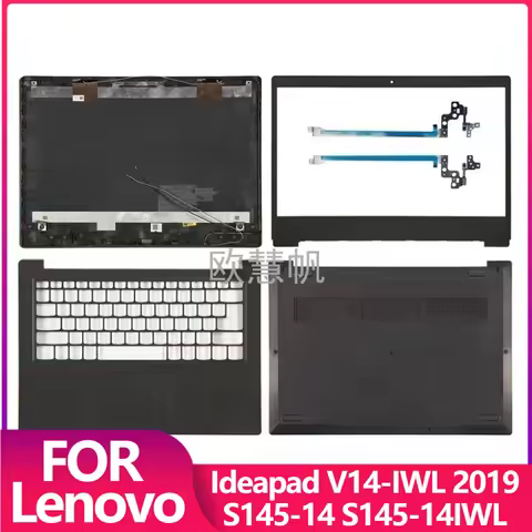 T New Laptop Case for Lenovo Ideapad S145-14 S145-14IWL V14-IWL 2019 LCD Back Cover Front Bezel Palm