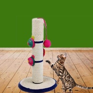 Sisal Cat Tree Scratcher With 3 Mouse Head (42cm) Cat Climbing Frame