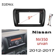Honxun 9 inch android player head unit casing 2din frame stereo center panel bracket dash for Nissan