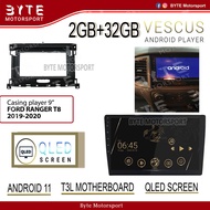 VESCUS [2+32] DSP 4G Sim Octa-Core Processor QLED Screen Ford Ranger T8 Android Player T3L / TS18 An