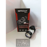 IBRIGHT ZE0 H4 Mini Biled Lamp with Blue Lens Cooling Fan