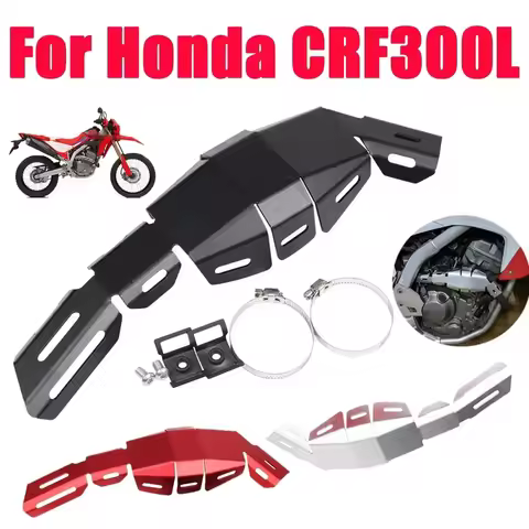 Exhaust Muffler Heat Shield Guard Protector Anti-Scalding Cover For Honda CRF300L CRF300 L CRF 300 L