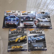HOT WHEELS CIRCUIT LEGENDS PREMIUM 17 FORD GT RACE PORSCHE 962 MAZDA 787B 69 COPO CORTEZ