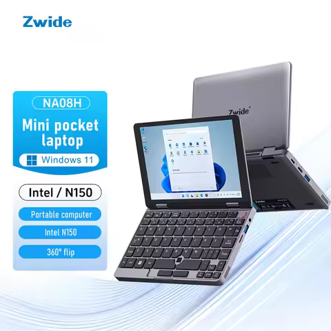 Zwide Mini Laptop 8-inch touch screen two-in-one convenient pocket business trip business office ent