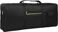 Parlinda Portable Eletric Piano Keyboard Bag,Portable 76 Key Electronic Piano Keyboard Gig Bag Carrying Bag Storage Holder Case 420D Cloth