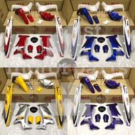 Y125 Y125Z Y125ZR BODY COVER SET COVERSET RED BLUE YELLOW SABIT PURPLE STICKER TANAM WITH BUBBLE WRA