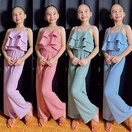 Fyang Ruffled Trendy Jumpsuit for kids/(7-10 yrs old)Jumpsuit for teens