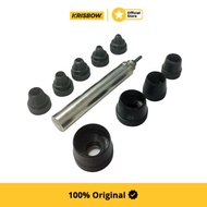 Krisbow Set 10 Pcs Hollow Punch 5-32 Mm