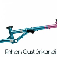 FRAME FNHON GUST WAYANG DISCBRAKE FRAMESET FNHON GUST NEW ARRIVAL - Goes Store87