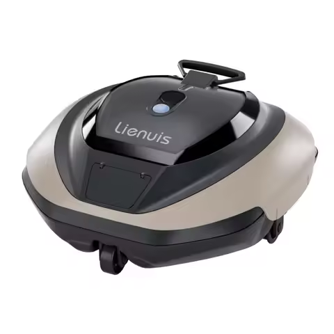 Robotic Pool Cleaner, Pool Vacuum Robot for Up to 850 Sq.ft, 90 Mins Runtime, Cordless Pool Cleaner 