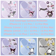 Cute Kuromi iPhone 14 Pro Max Full Coverage Camera Protector Pochacco iPhone 14 Pro Camera Lens Prot