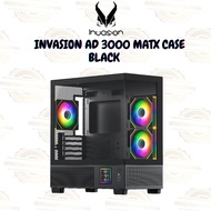 [INVASION AD-3000] M-ATX BLACK GAMING CASING MATX GAMING CASE