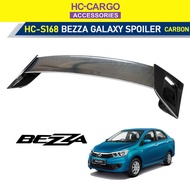 Perodua Bezza 2016 -2023 Galaxy X Carbon Skin ABS spoiler -HC CARGO