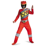 Red Power Rangers Costume for Kids, Official Licensed Red Ranger Dino Charge Classic Power Ranger Su