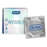 Durex Invisible Extra Thin and Extra Sensitive Condom 3s | Next day shipping