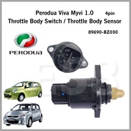 89690-BZ030 Perodua Viva Myvi 1.0 Throttle Body Sensor Switch 4pin