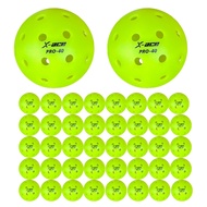 X-ace 40 Pro Pickleball Balls, 40Pcs, 40 Holes Pickle Balls, Seamless Professtional Training, Amaspo