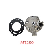 CQJB Motorcycle Hengjian 2 stroke 250 off-road motorcycle MT250 engine cylinder head cover and gaske