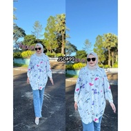 SISSY BLOUSE LABUH TUNIC MUSLIMAH Wanita