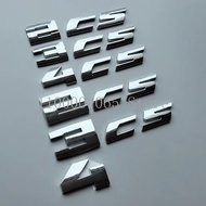 Chrome Cs bond Letters Badge ABS Car Emblem Sticker for M2CS M3CS M4CS Trunk Logo for M series Car A