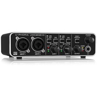 Behringer UM2 / UMC202HD / UMC204HD / UMC404HD การบันทึกระดับมืออาชีพการ์ดเสียง USB คอมพิวเตอร์ภายนอ