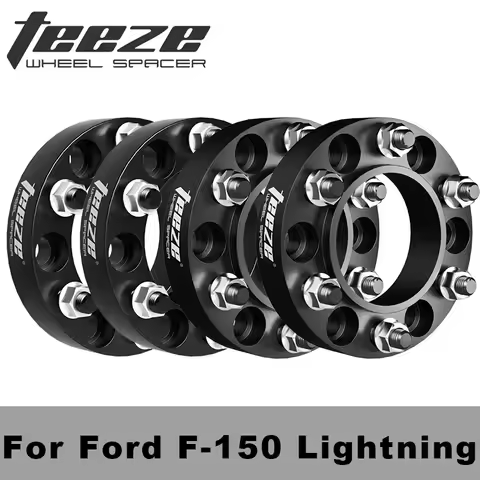 2/4Pcs 6X135 87.1 M14X1.5 For Ford F-150 Lightning Flange Plate T6-7075 Wheel Spacers Aluminum Alloy