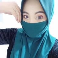 TUDUNG MASK MOSCREPE BORONG 10PCS - 20PCS