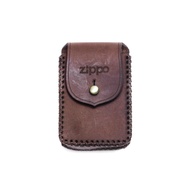 Zippo Case - Zippo Case - Zippo Men's Leather Wallet - Zippo Cover - Zippo Cover - Brown Color