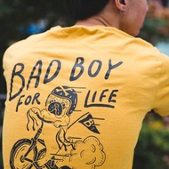 SLOW & LOW Bad Boy 巴哥騎士成人Tee (芥末黃)