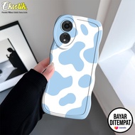 Case Oppo A18 / A38 Gelombang - Eksotik - Casing Oppo A18 / A38 - Silikon Oppo A18 / A38 - Motif Aesthetic Lucu - Cassing - Aksesoris Hp - Kesing Oppo A18 / A38 - Cover Hp - Mika Hp - Softcase Oppo A18 / A38 Terbaru