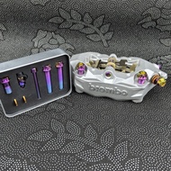 Brembo Waterbird 484 Caliper Screw Upgrade To Universal Full Titanium