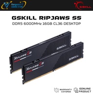 G.SKILL RIPJAWS S5 | BLACK | 6000MHz | 16GB (1x16GB) | CL36-36-36-96 1.35V | INTEL XMP | RAM DESKTOP