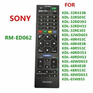 RM-ED062 New Remote Control for Sony RM ED062 LCD TV KDL-32R433B KDL-32R503C KDL-32RD303/32RD433/32R