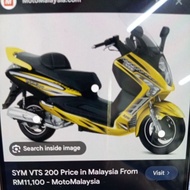 SYM200 VTS SEAT COVER STD