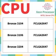 Xeon Bronze 3104 3106 3204 INTEL Xeon Processor Server CPU FCLGA3647