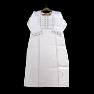 Kurtis. Long. Rayon. White.