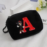 26 letter Sonic Cartoon Coin Wallet Girl Boy Mini Short Wallet Keychain Zipper Zero Wallet Children'