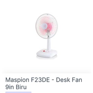 Maspion desk fan 9 inch f23de