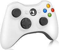 Wireless Controller for Xbox 360, WeiCheng Gamepads Joystick Joypad Remotes Controller Wireless for Xbox 360 Microsoft, PC, Windows7/8/10, 2.4Ghz, White
