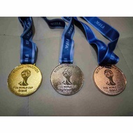 FIFA 2014 World Cup Gold & Silver Bronze Medal Football Soccer
