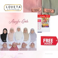 New 4 Colors!!! Tudung SHAWL Love ASSYFA /AWLIYA/ANZALNA/ARAFAH/LAYLA /MANES/LOVETA BY SITI SARAH BAWAL Instant