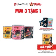 Combo 3 Khoai Tây Mister Potato Ghost Pepper 40g Mix Vị (Vị Ớt Carbonara Phô mai Buldak Truyền thống