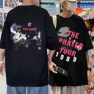 The Cure The Prayer Tour 1989 Robert Smith Graphic T-shirt Men Vintage Harajuku Tshirt Men's Oversized T Shirts XS-4XL-5XL-6XL