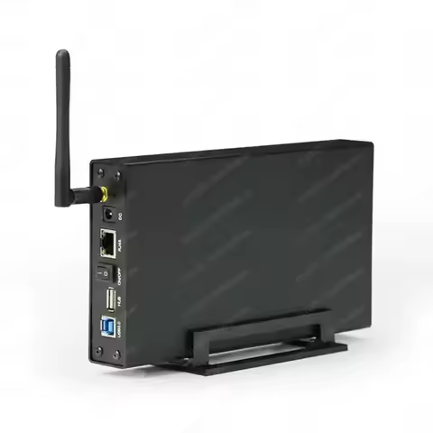 Blueendless BS-U35WF 300Mbps USB 3.0 Wi-Fi Streaming Server 3.5" External Hard Drive HDD Enclosure &