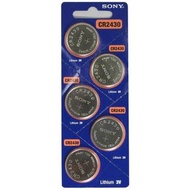 SONY CR2430 鈕扣電池3V電餅電芯鈕型電池 - 1粒裝 / 5粒裝 SONY CR2430 3V Button Cell Battery - 1-pack / 5-pack