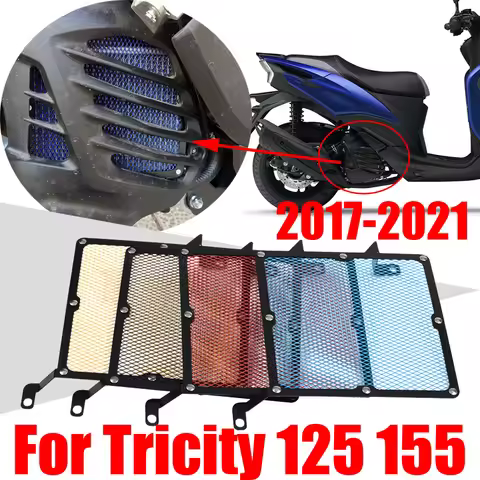 For Yamaha Tricity 125 155 2017 2018 2019 2020 2021 Tricity155 Accessories Radiator Guard Grille Pro