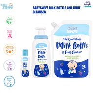 babySWIPE Baby Milk Bottle & Fruit Cleaner/ Plant-Based/ Non-Toxic Cleanser/ Fruit and Veggie Wash/ 